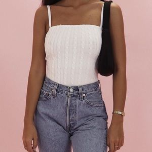 90’S CABLE KNIT BODYSUIT